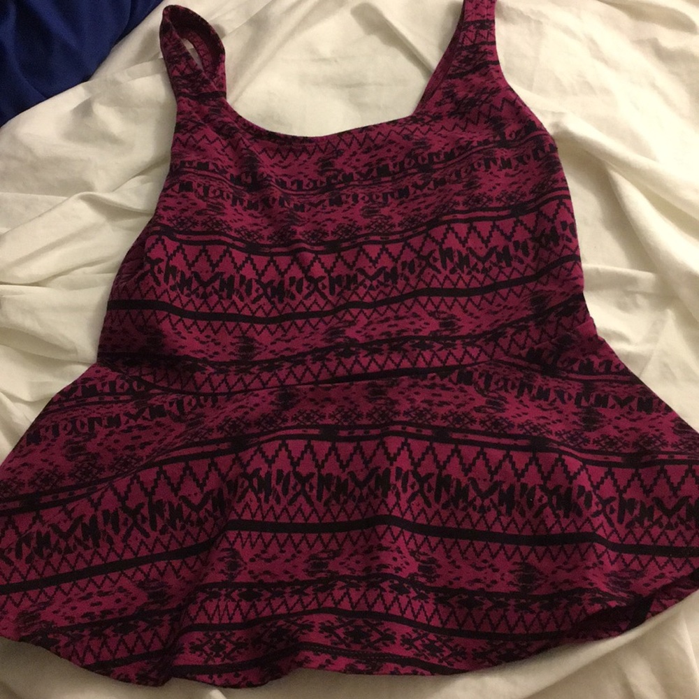 Express Fit and Flare Tank Top